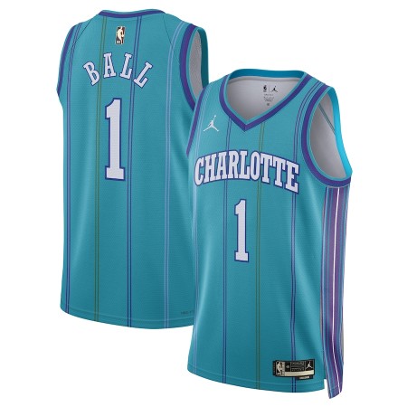 Canotte Uomo Charlotte Hornets LaMelo Ball Jordan 2023-24 Classic Edition Teal Swingman